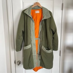 FREE PEOPLE CARGO TRENCH JACKET - XS